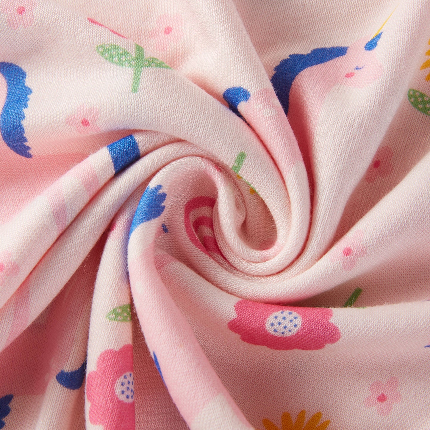 95% Viscose from Bamboo Unicorn Flower Kids Pajama Pants Set