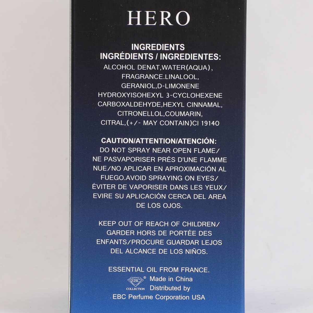 Hero in the Night Spray Perfume for Men 100ml