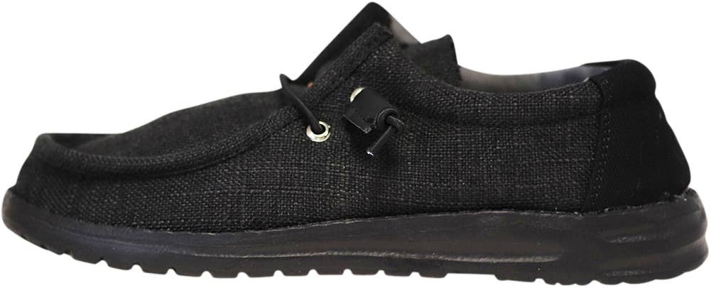 Norty - Boy's and Girl's Lightweight Loafer Slip On Lace Up