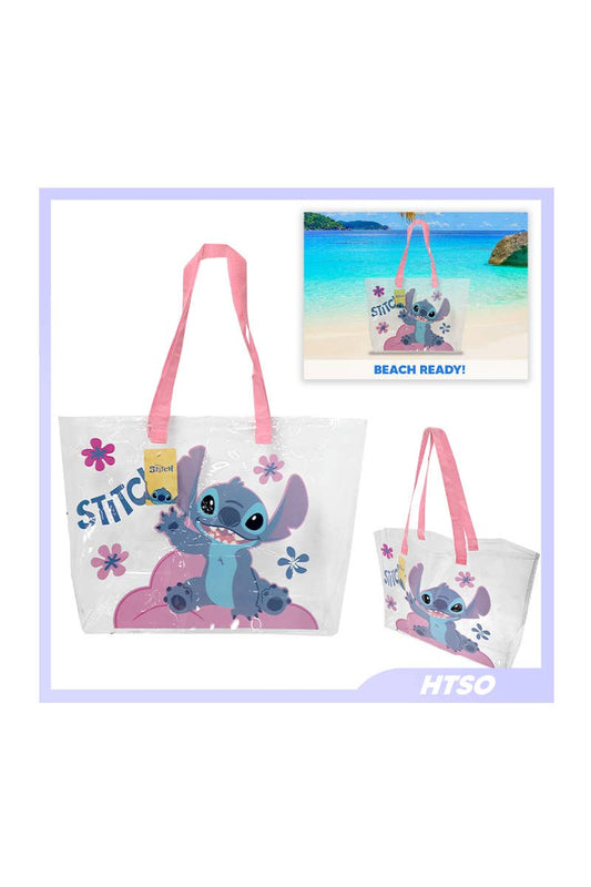 UPD HTSO Disney Stitch Transparent Beach Tote Bag -