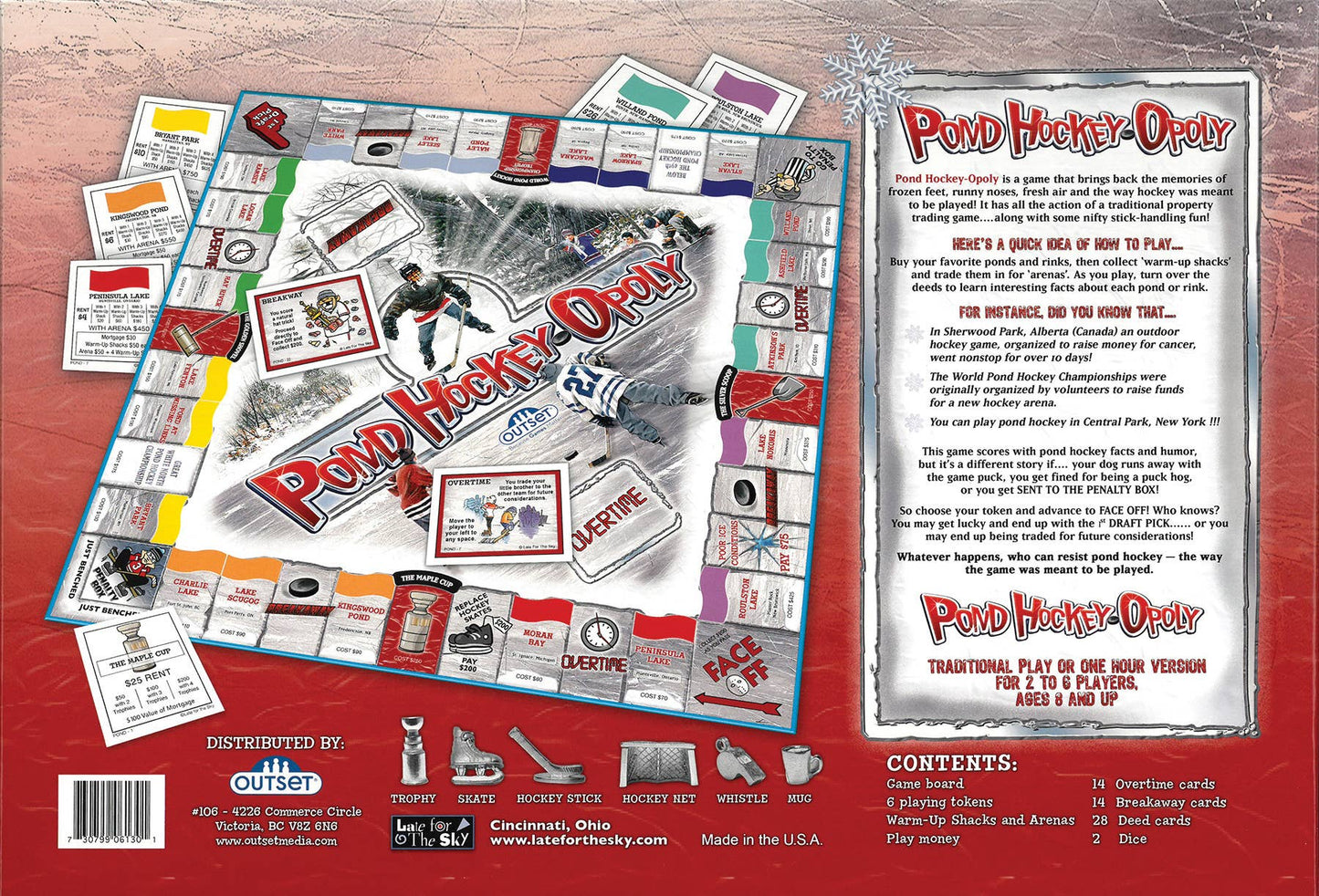 Pond Hockey-opoly (2nd Edition) Board Game