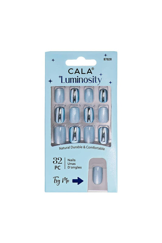 CALA 87928 Chrome Blue Luminosity Cat Eye Nail Kit