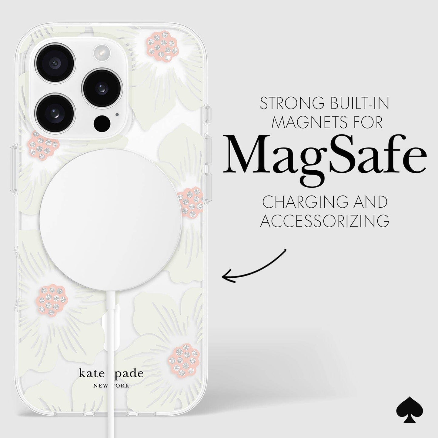 Kate spade new york iPhone 16 Pro Hollyhock MagSafe