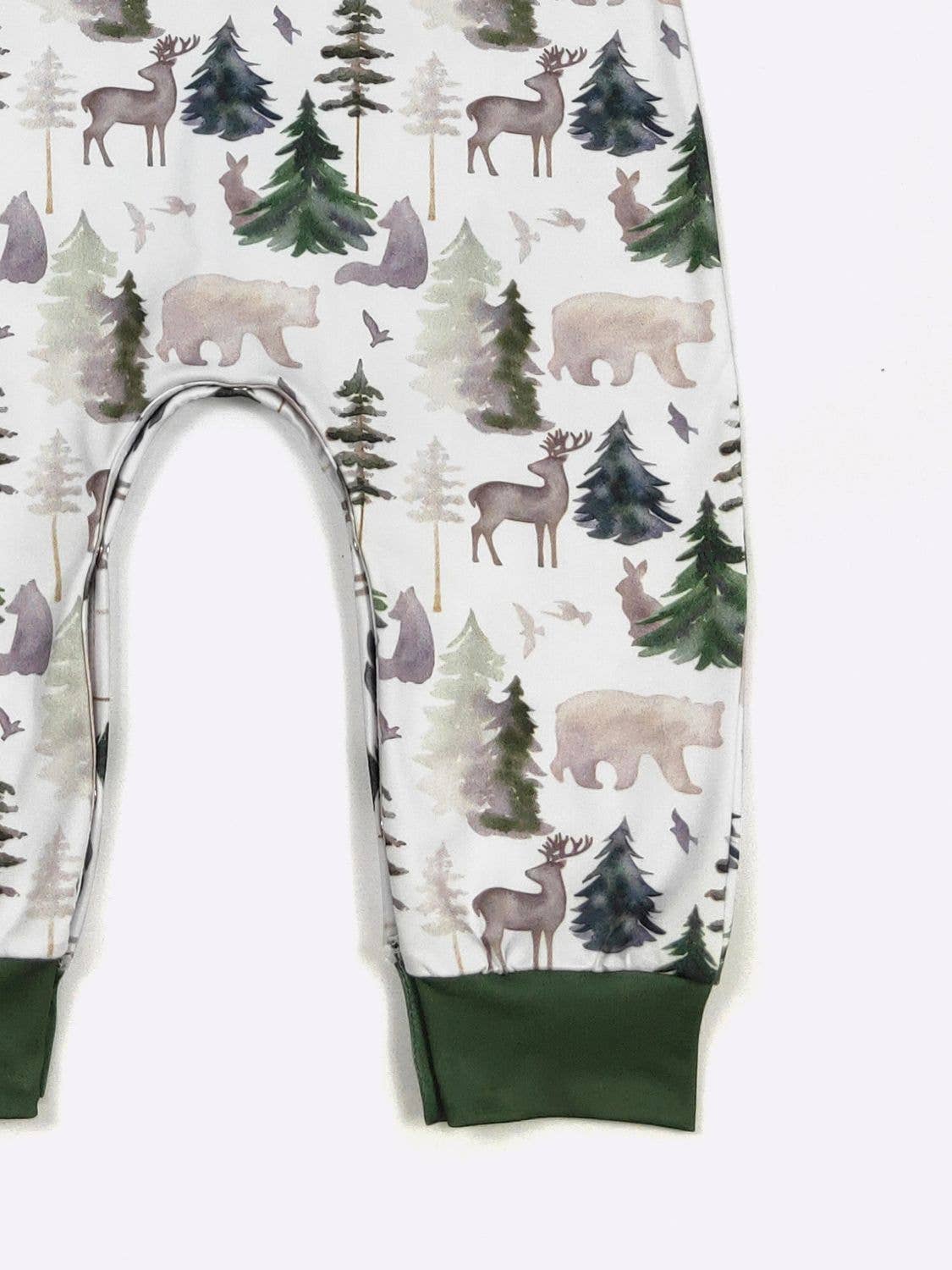Emerald Woodland Boy Romper SS