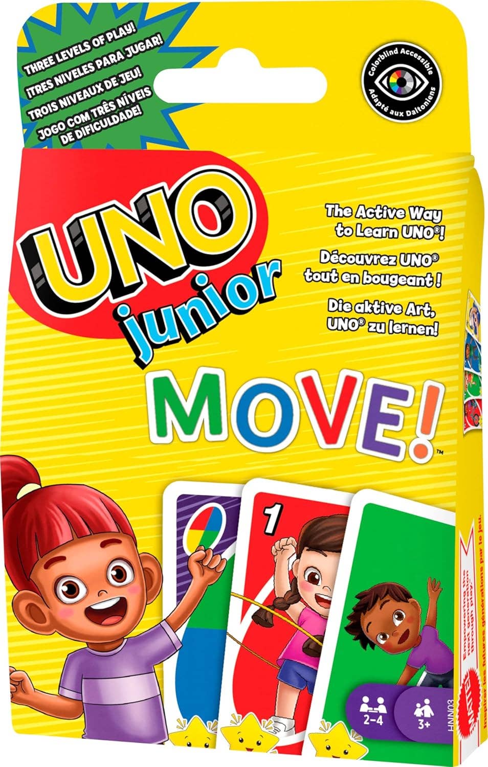 MATTEL UNO Card JUNIOR Move Game
