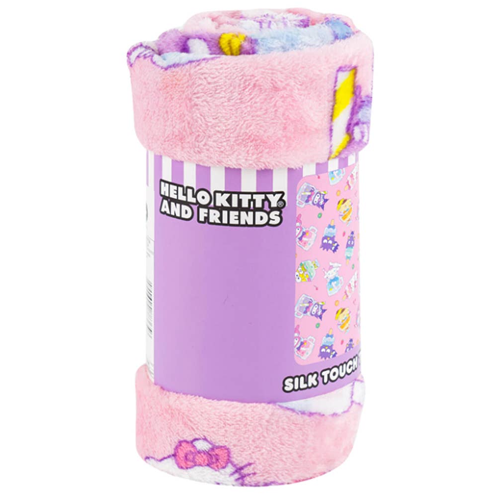 HELLO KITTY AND FRIENDS SILK TOUCH THROW BLANKET, 83505