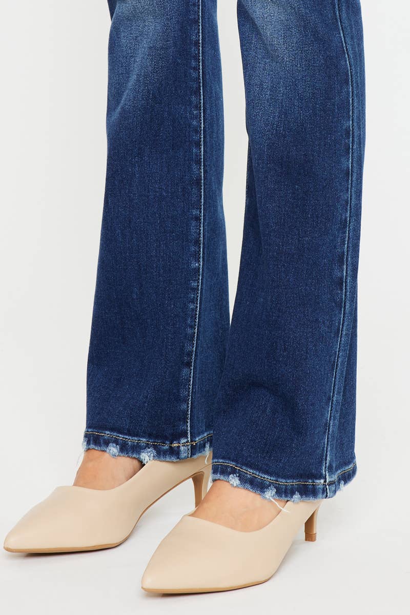 OPEN PACK HIGH RISE BOOTCUT JEANS-KC9373D