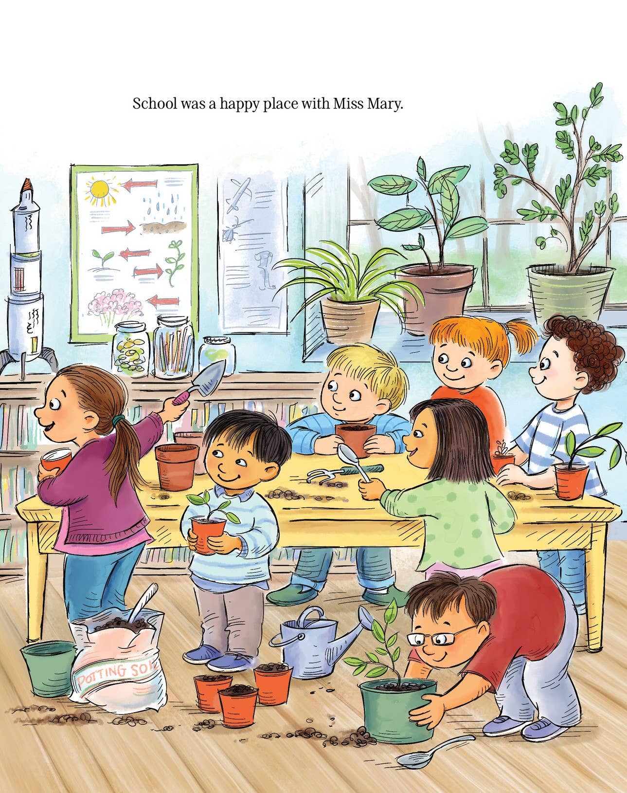 Miss Mary's Christmas Mittens Picture Book