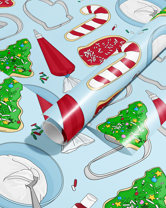 Christmas Cookie Deco Wrapping Paper