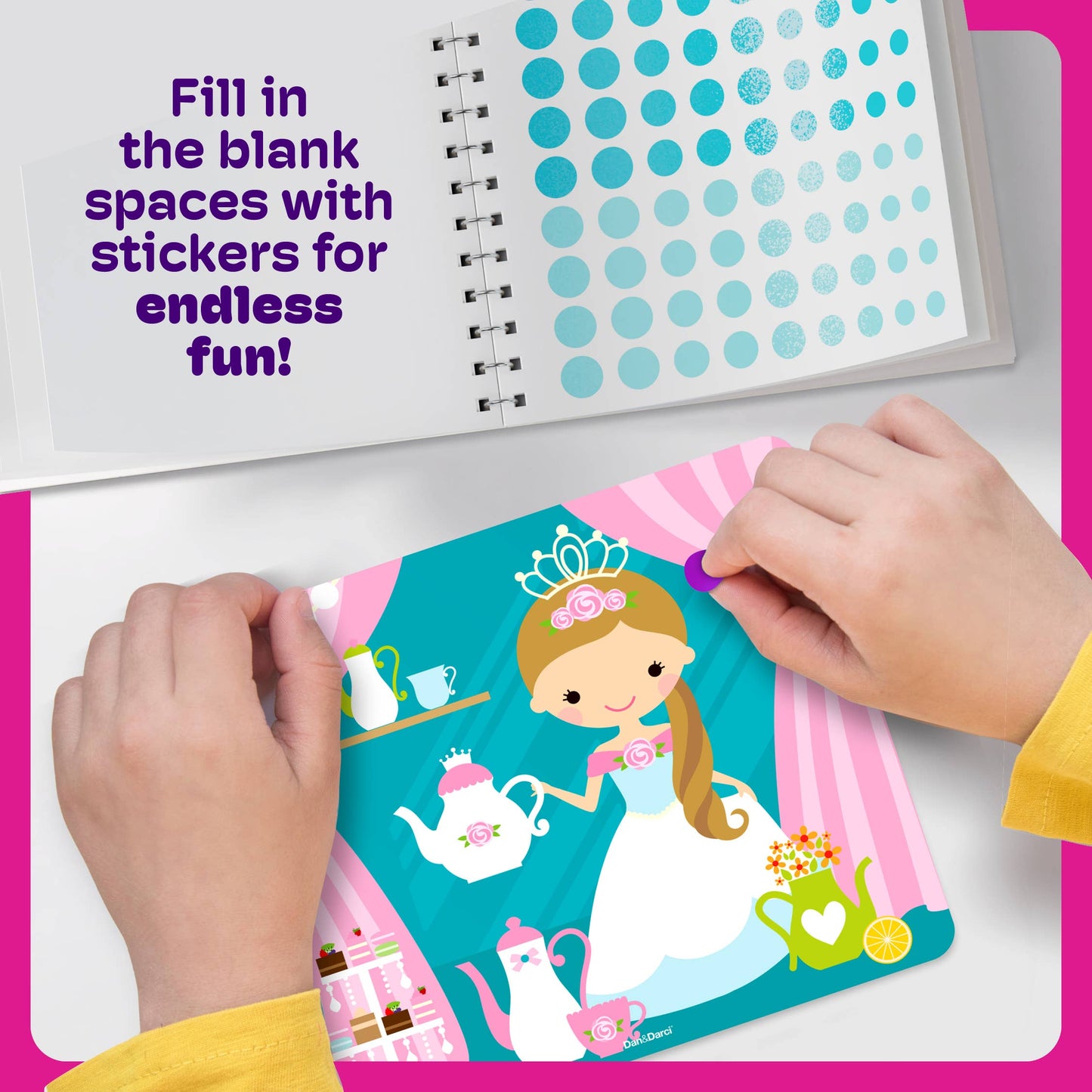 Mess-Free Dot Sticker Art For Kids, Sticker Book for Toddler