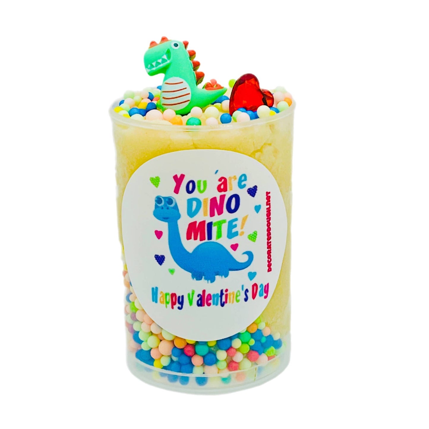 Valentine's Play Dough Push Pops