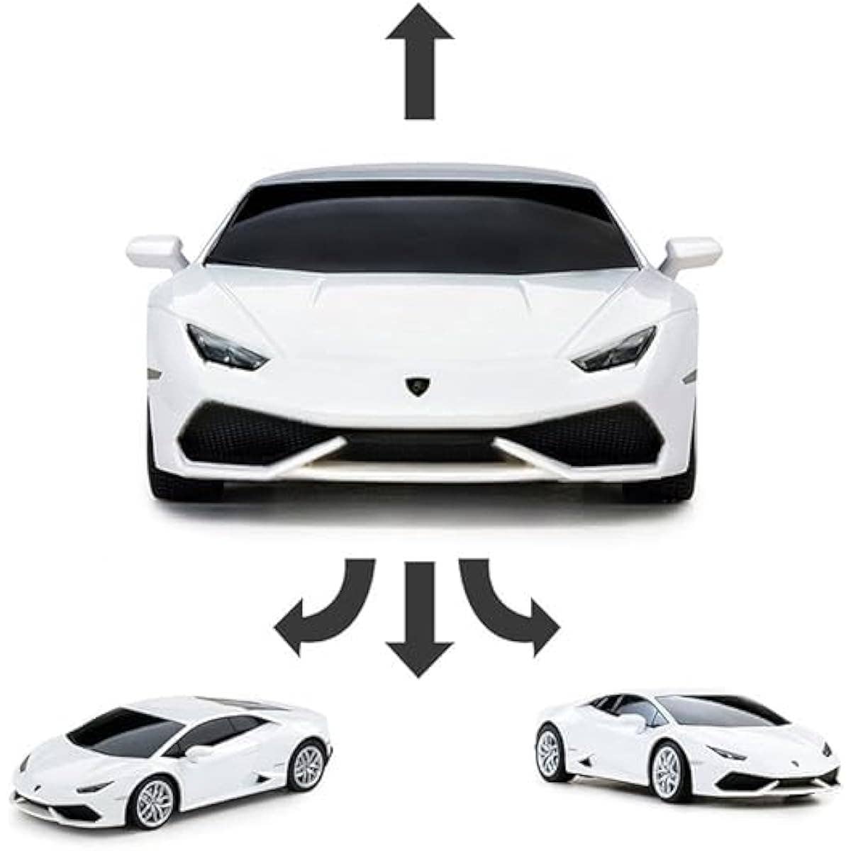 1:24 RC Lamborghini Huracan Sport Car (White)