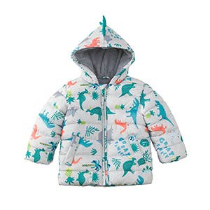Baby Toddler Boys' Fleece Lined Puffer Jacket