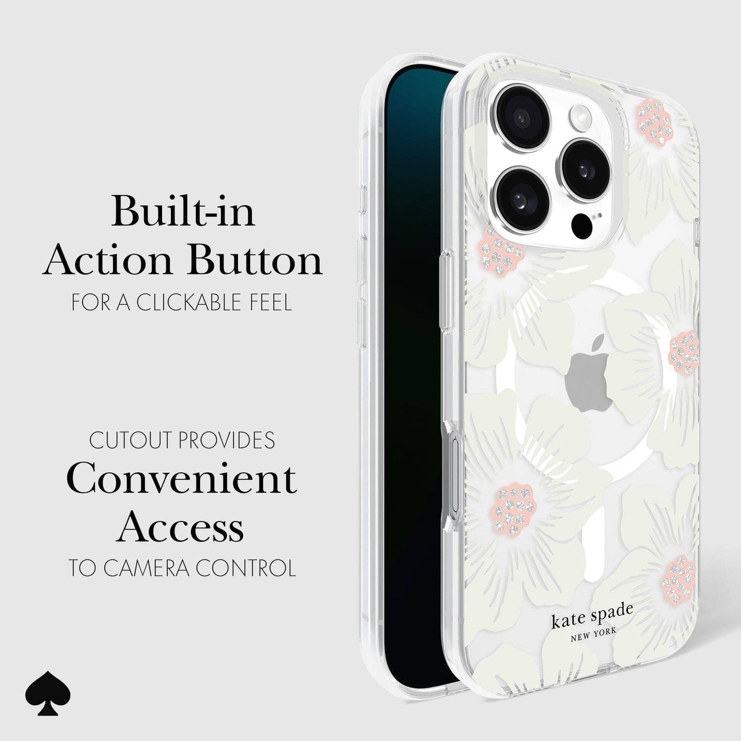 Kate spade new york iPhone 16 Pro Hollyhock MagSafe