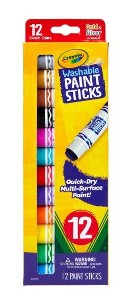 Crayola 12 Count Washable Paint Sticks