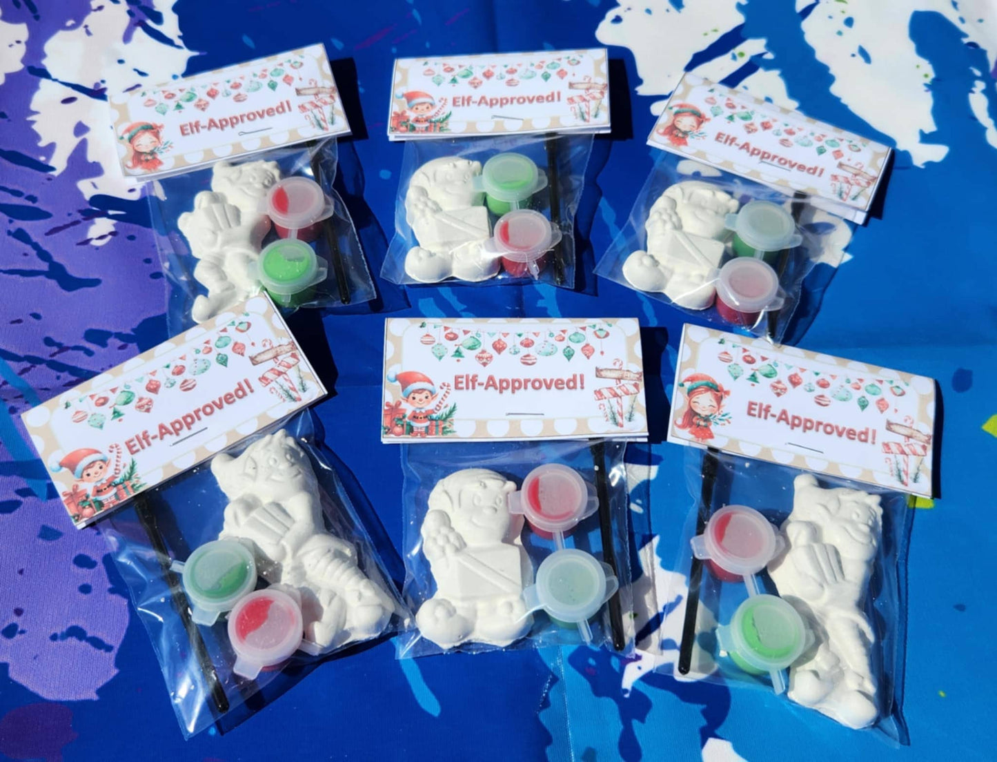 Little Elf Christmas Plaster Paint Kits | Party Activity