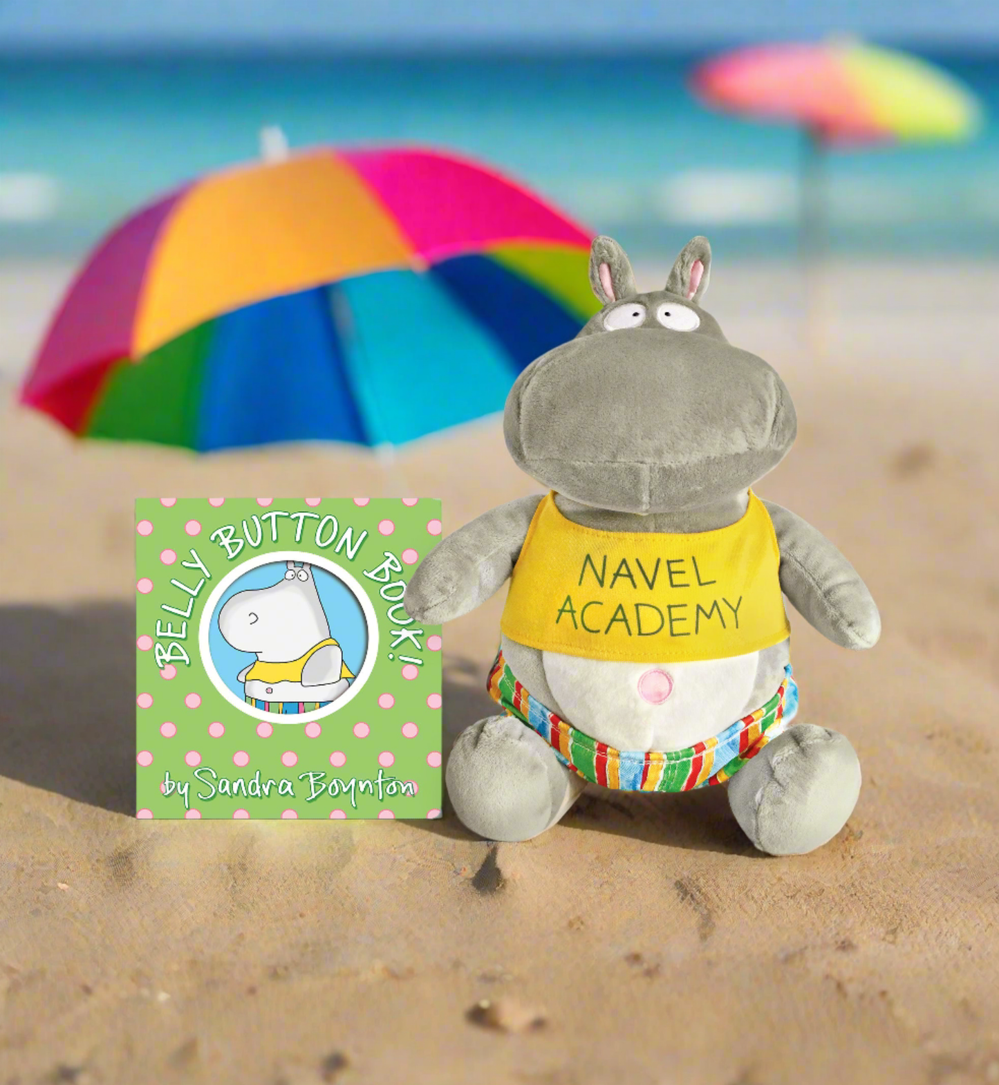 Belly Button Book! Hippo Plush with board book