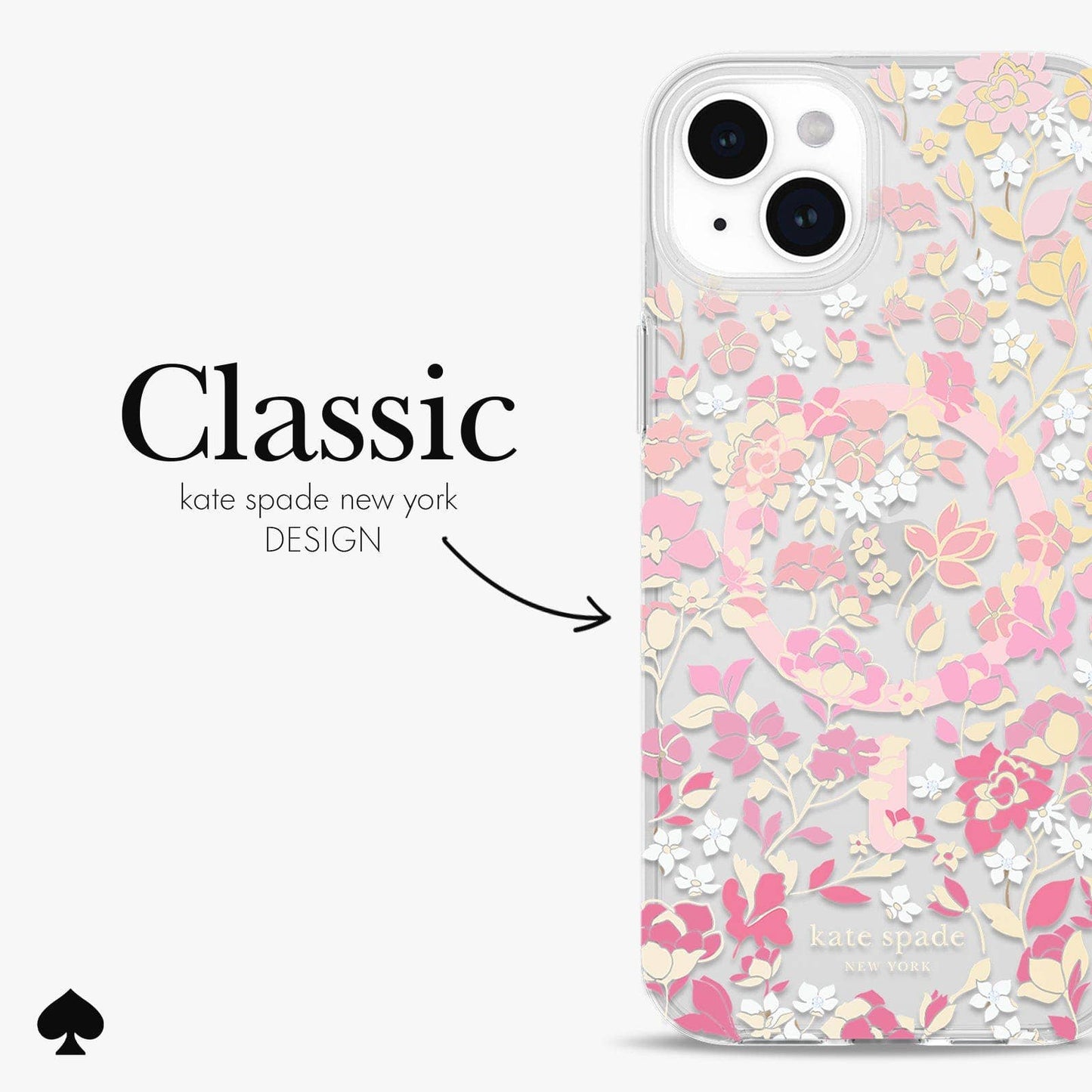 Kate spade new york iPhone 15 Plus Flowerbed MagSafe