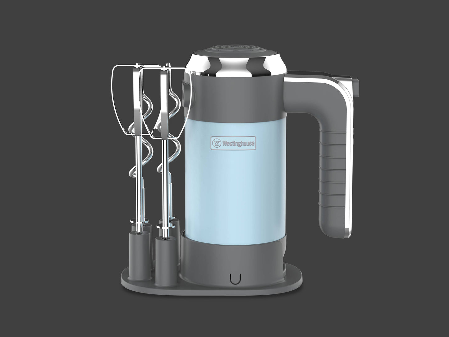 Westinghouse 5-Speed Hand Mixer with Base - Retro Series
