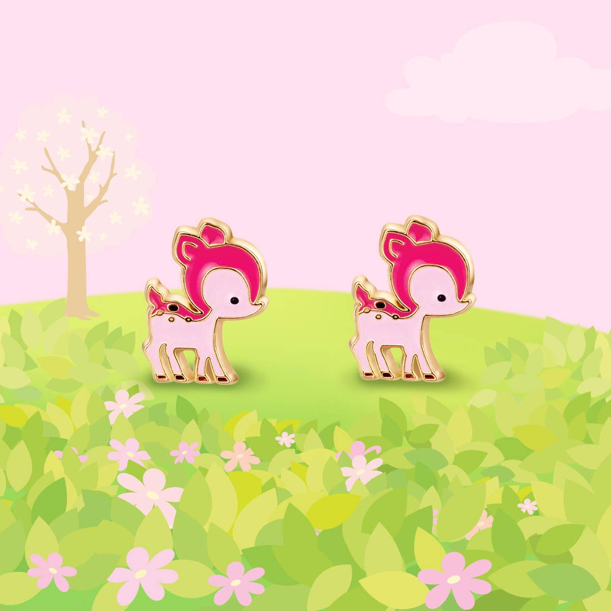Darling Deer | Cutie Stud Earrings for Girls