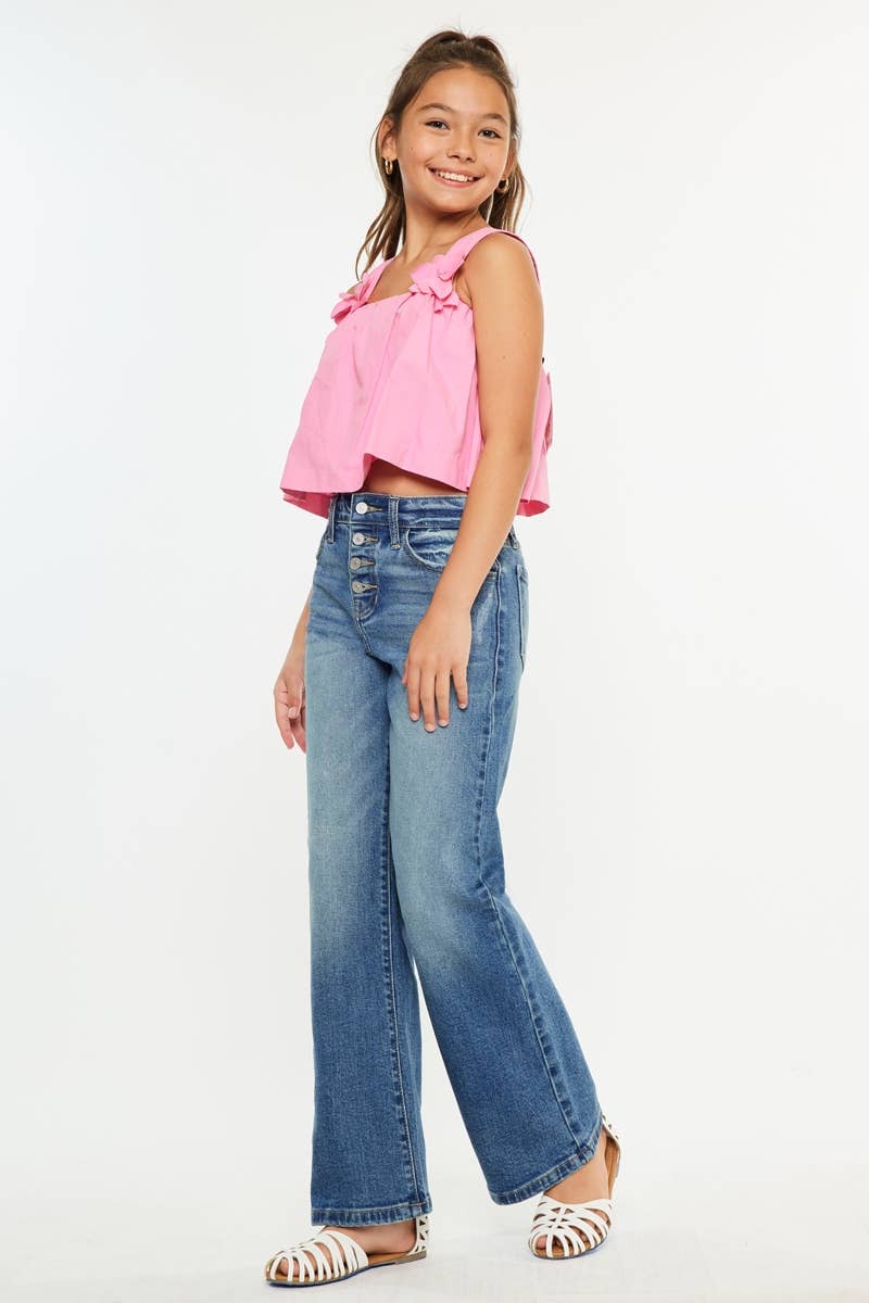 YOUTH  HIGH RISE 90’S FLARE JEANS-YC2578M