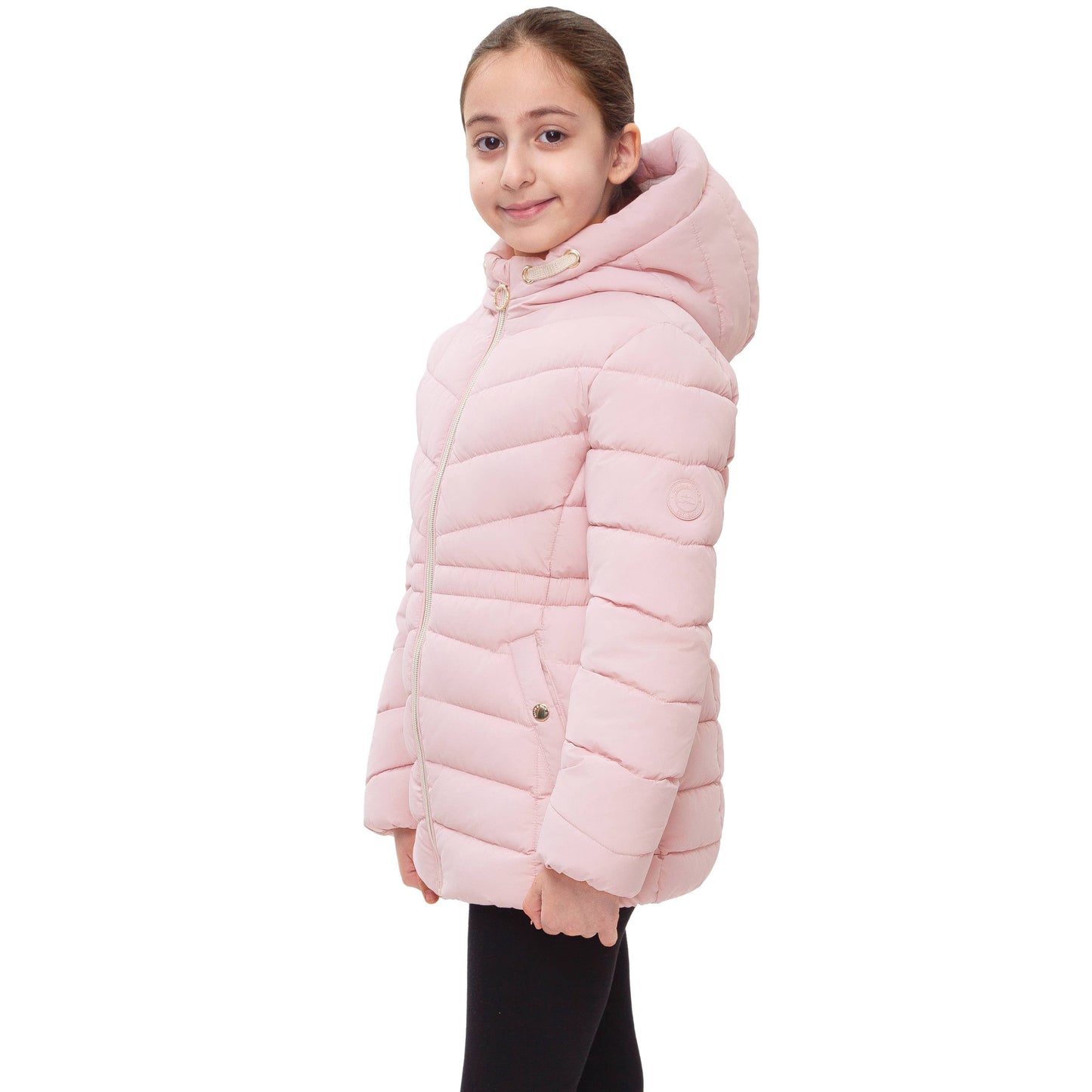 Girls' Light Long Coat Puffer Jacket