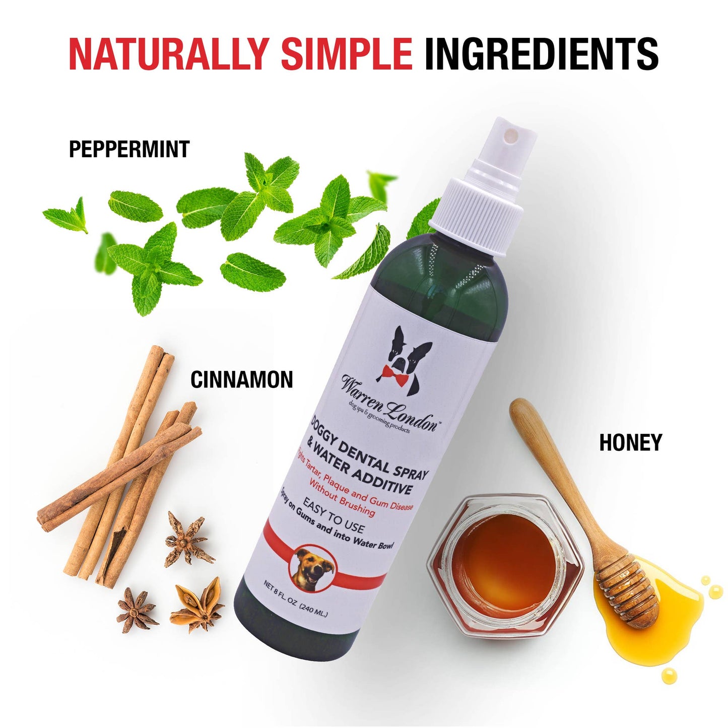 Doggy Dental Spray - 8 oz
