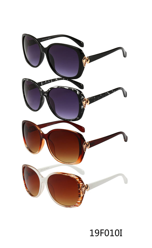 Big Lens Women's Sunglasses Elegant Style Assorted
