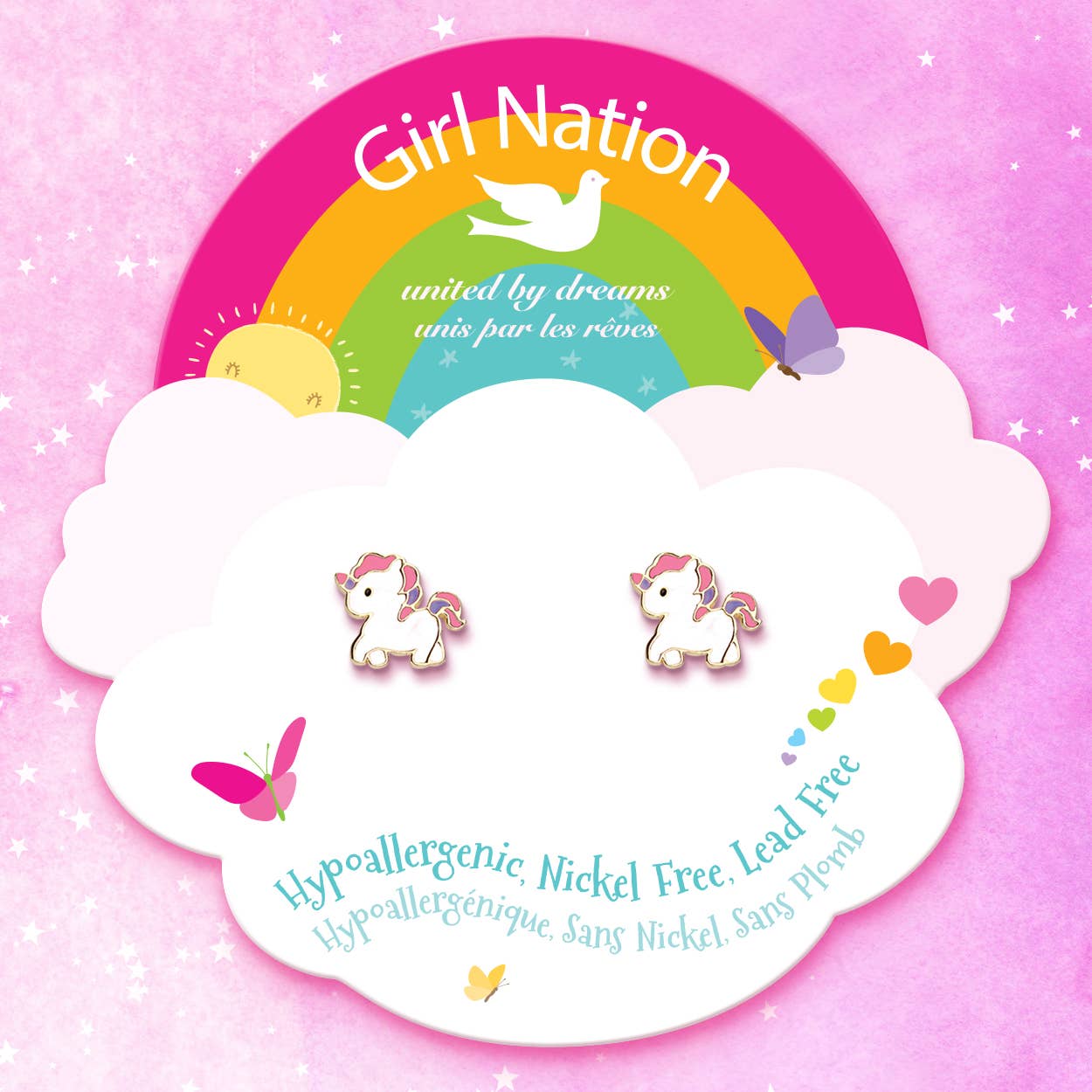 Magical Unicorn | Cutie Stud Earrings for Kids