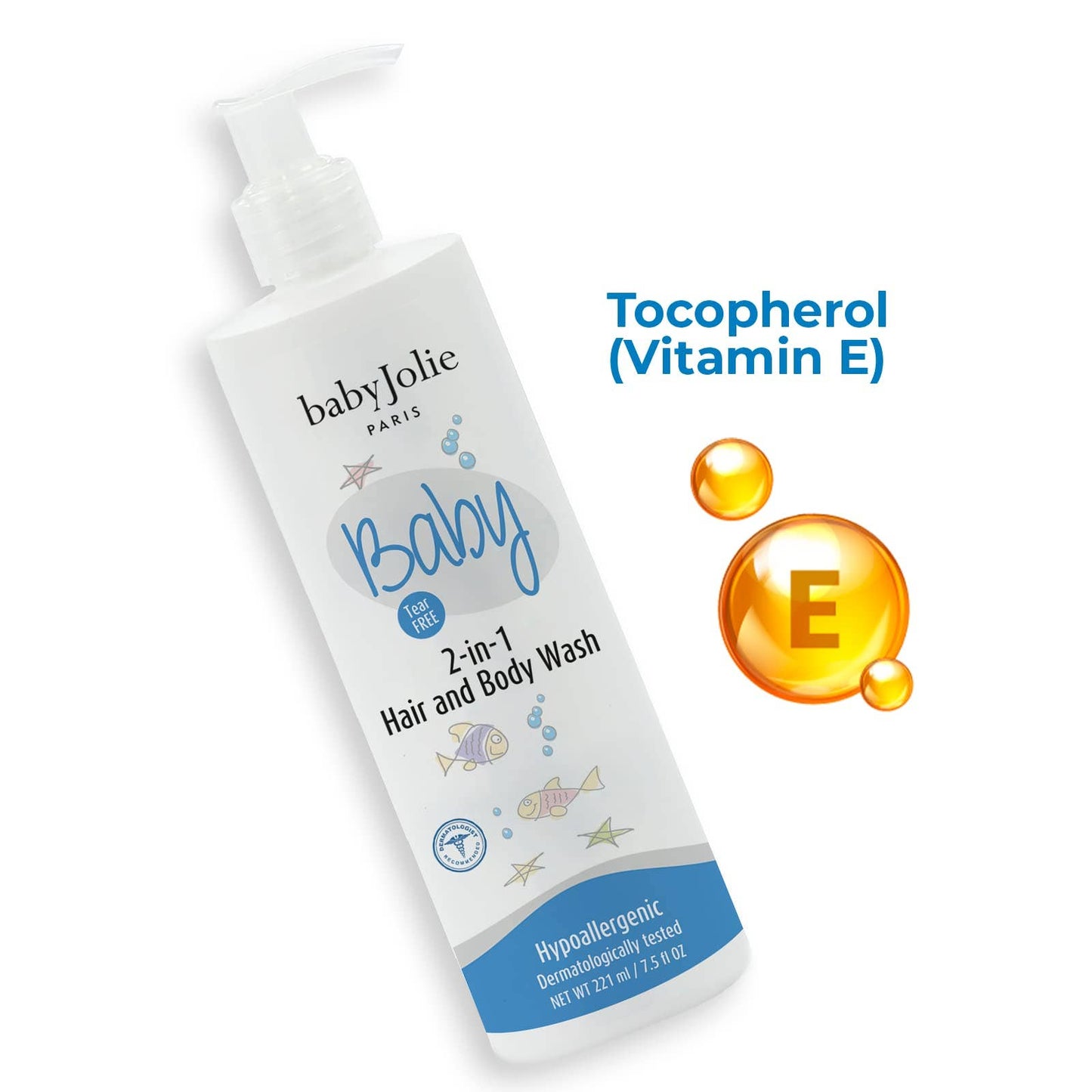 Baby Jolie 2-in-1 Hair and Body Wash | Baby Head to Toe