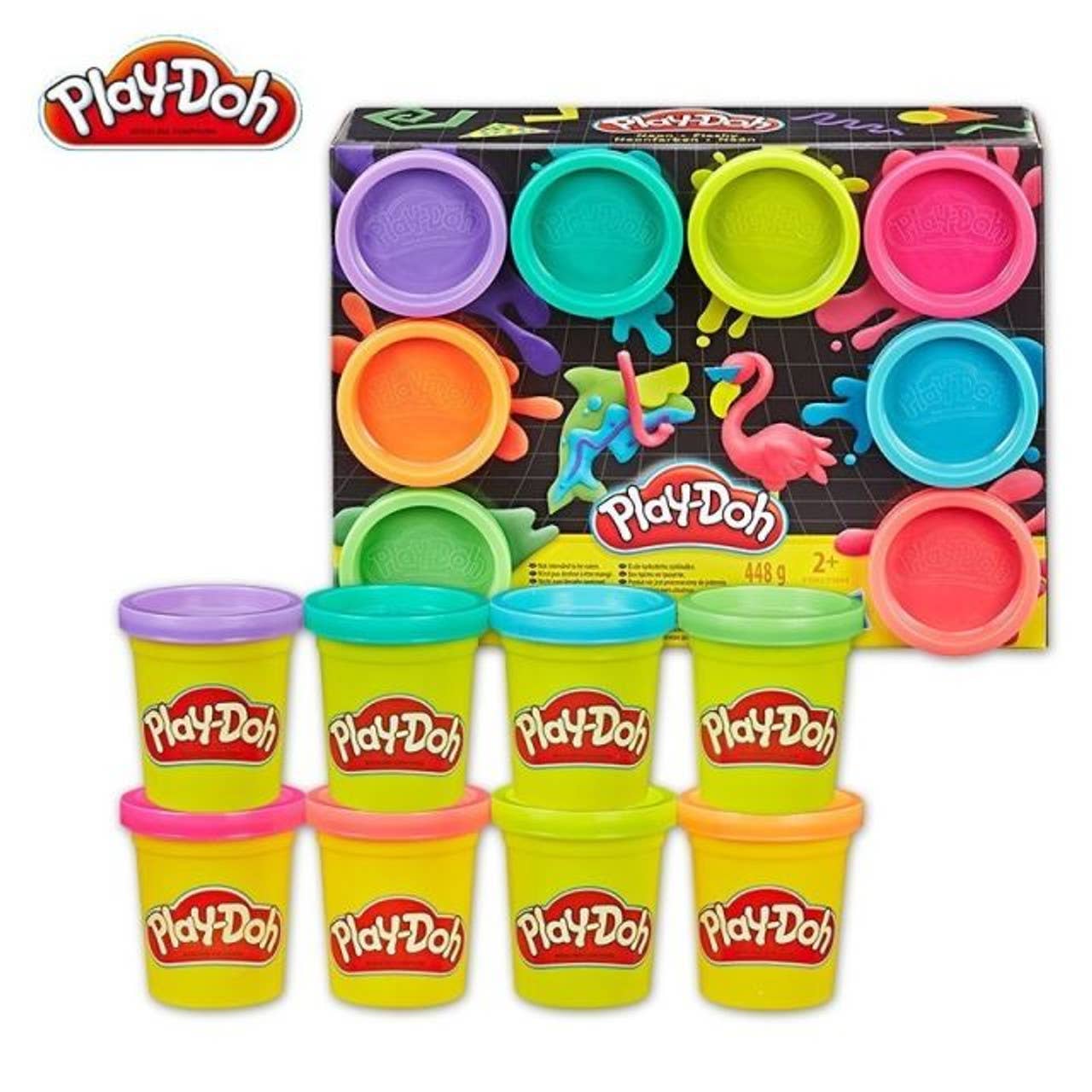 Hasbro Play-Doh Neon 8 PACK (4 Per Case)
