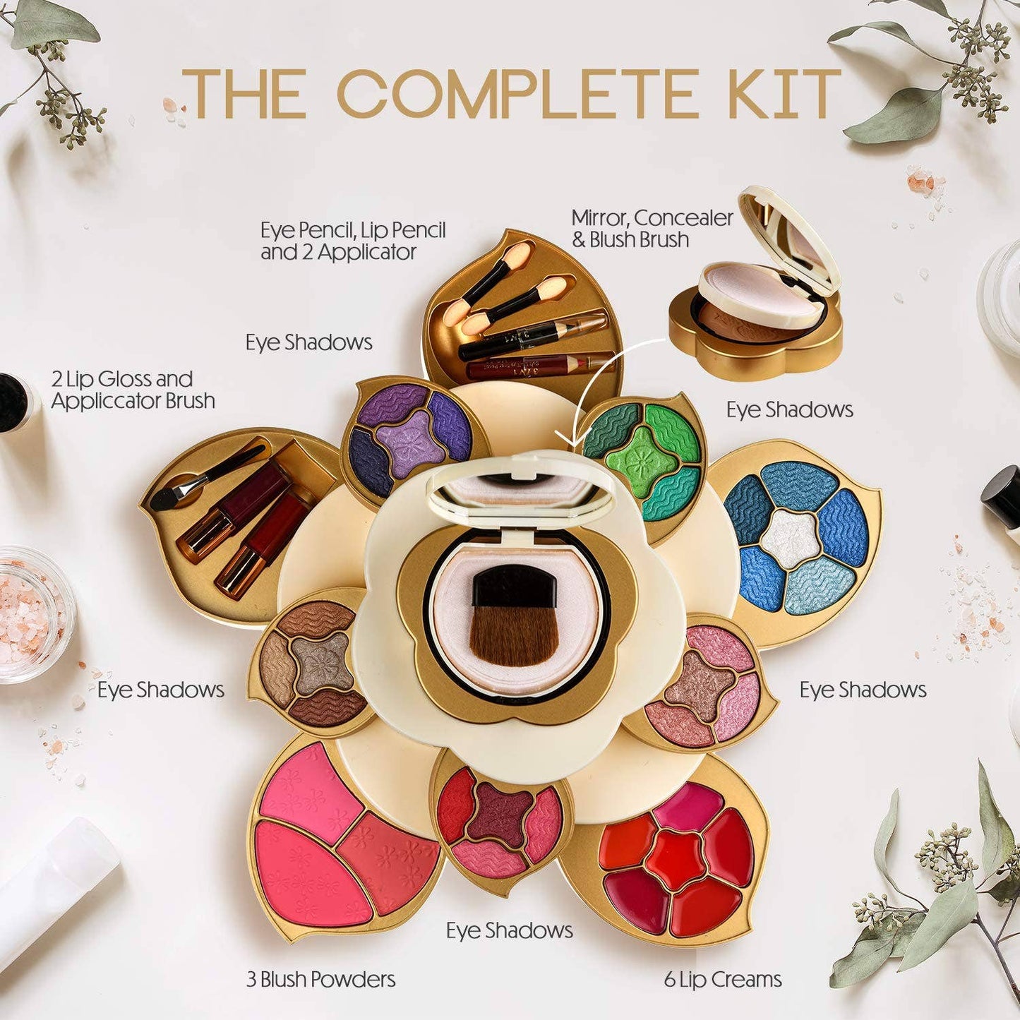 All-In-One Makeup Gift Kit with Eyeshadow Palette