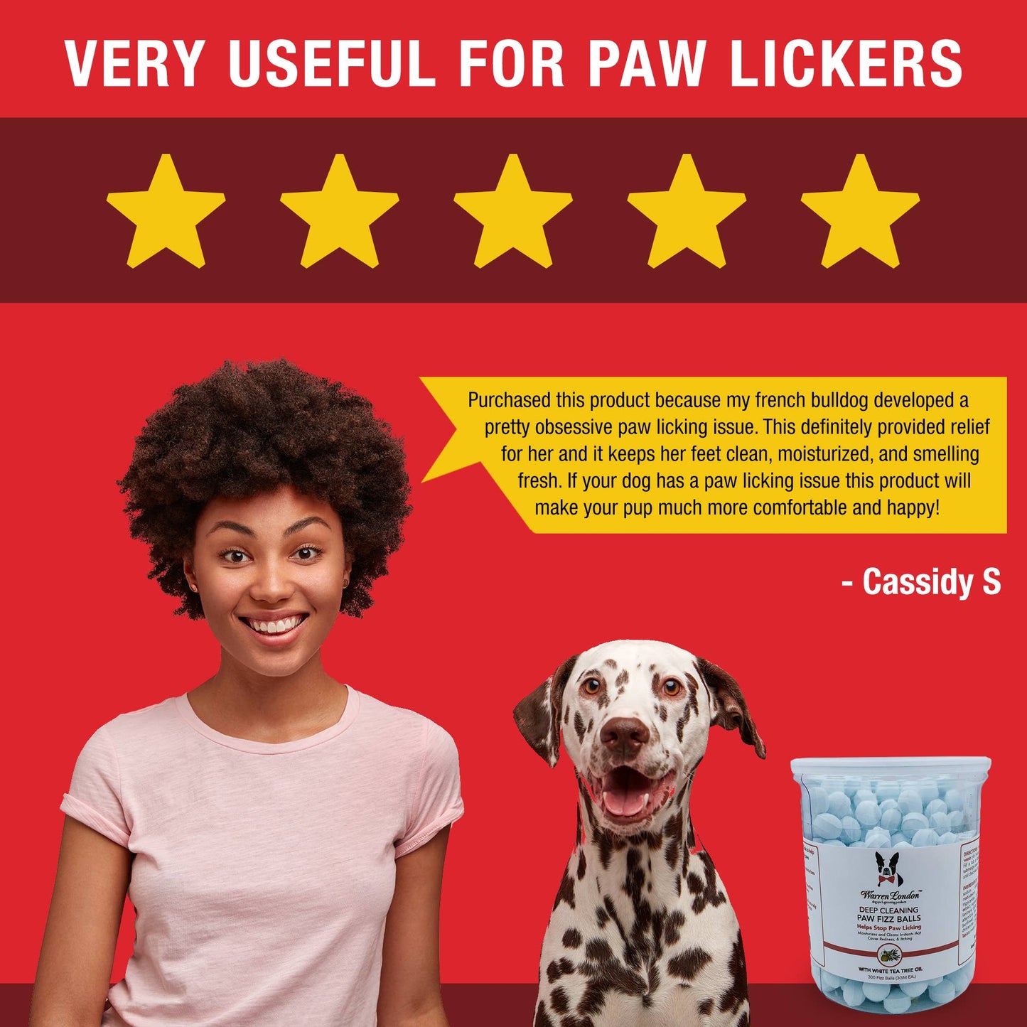 Deep Cleaning Paw Fizz Soak