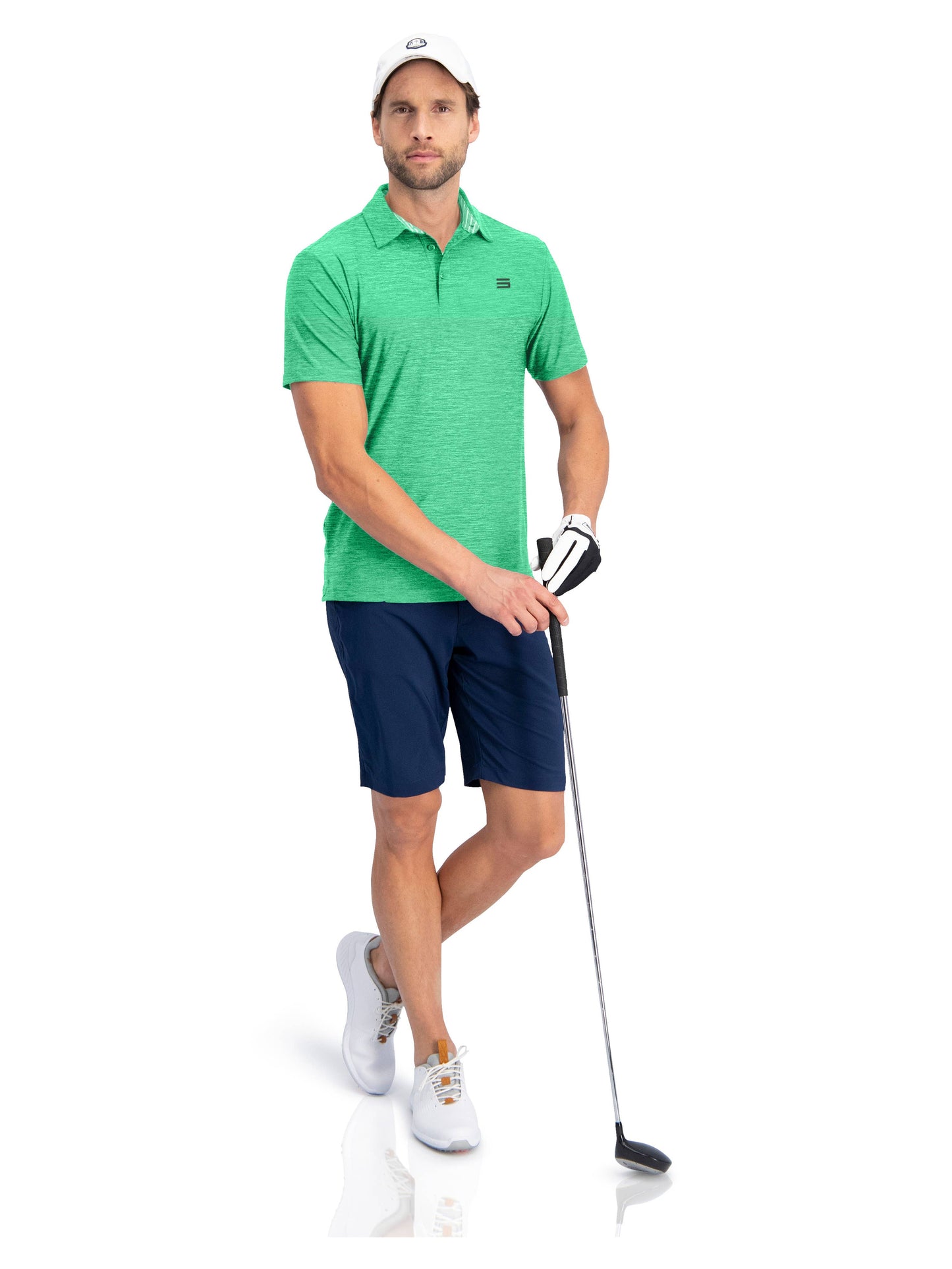Men's Quick Dry Golf Shirts - Short Sleeve, Athletic Polo