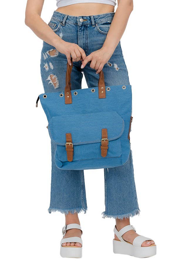 Crossbody Tote Bag Backpack