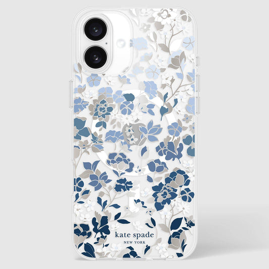 Kate spade new york iPhone 16 Plus Flowerbed Blue MagSafe
