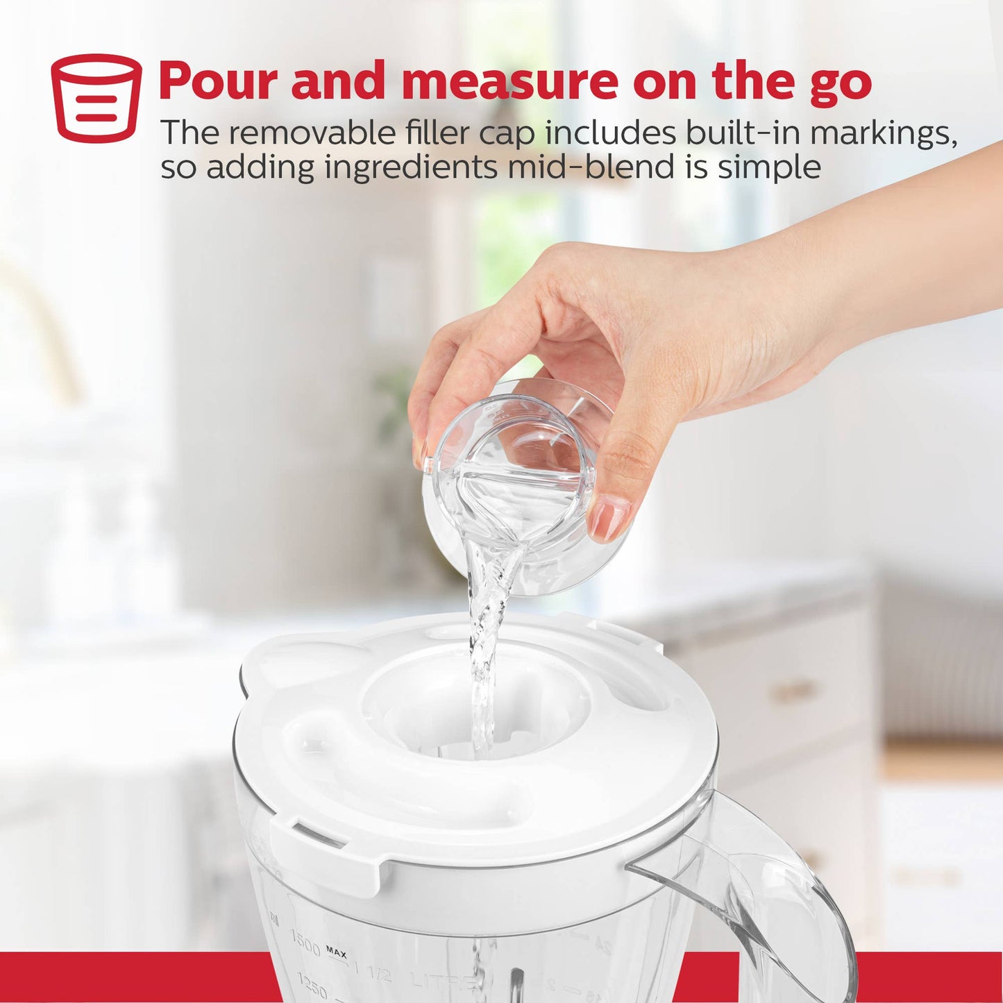 8-SPEED BLENDER WITH PLASTIC JAR WHITE - SINGLE UNITS