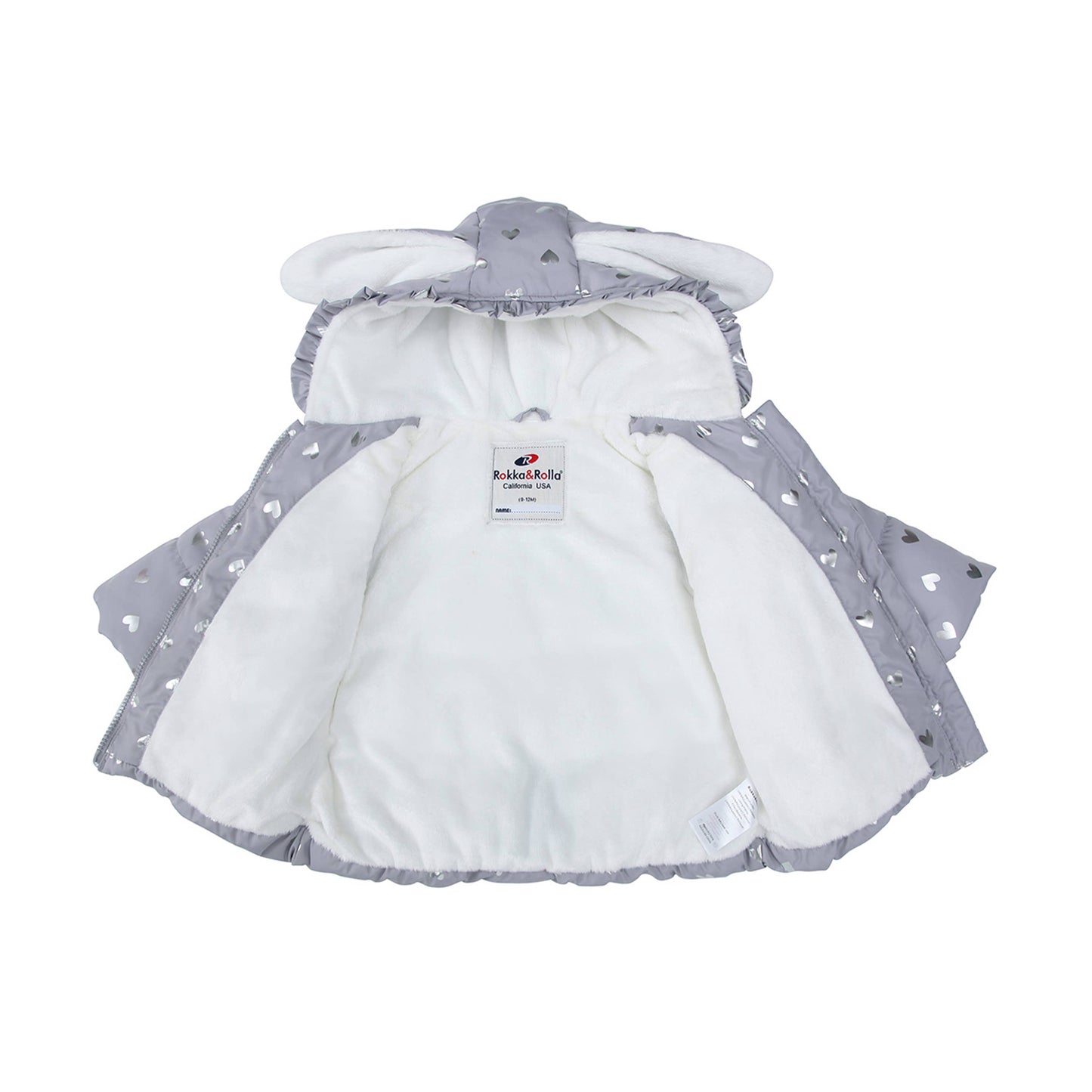 Baby Toddler Girls' Fleece Lined Puffer Coat