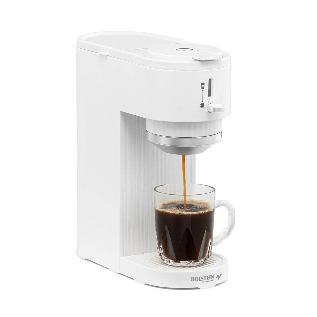 Holstein 2-In-1 Single Serve Pod K-Cup Coffee Maker