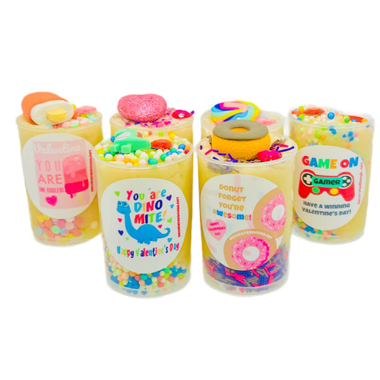 Valentine's Play Dough Push Pops