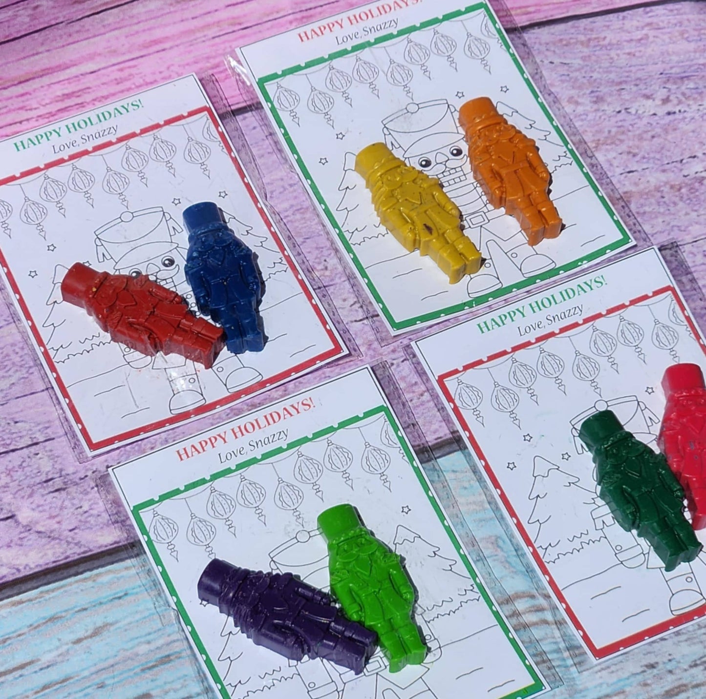 Toy Soldier Coloring Kit – Christmas Party Favors for Kids