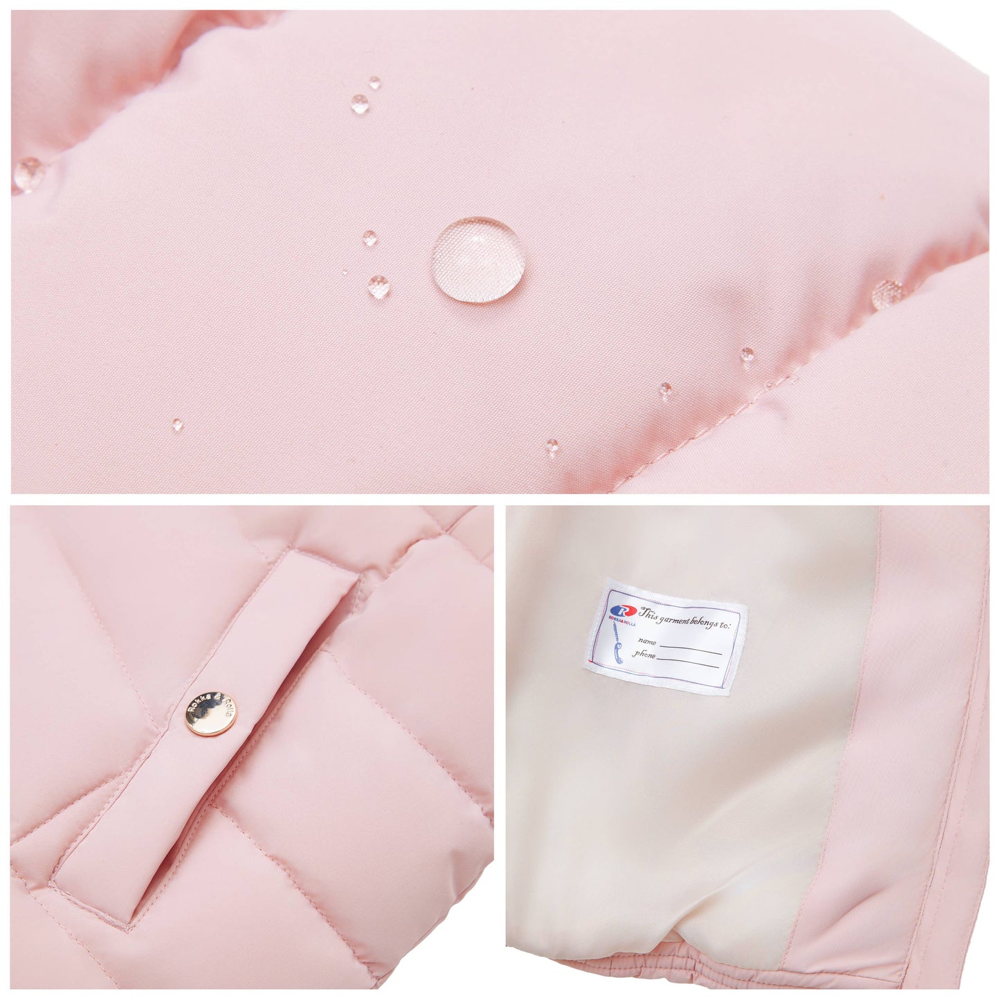 Girls' Light Long Coat Puffer Jacket