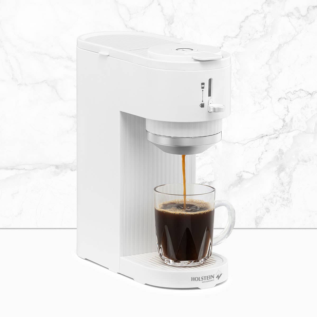 Holstein 2-In-1 Single Serve Pod K-Cup Coffee Maker
