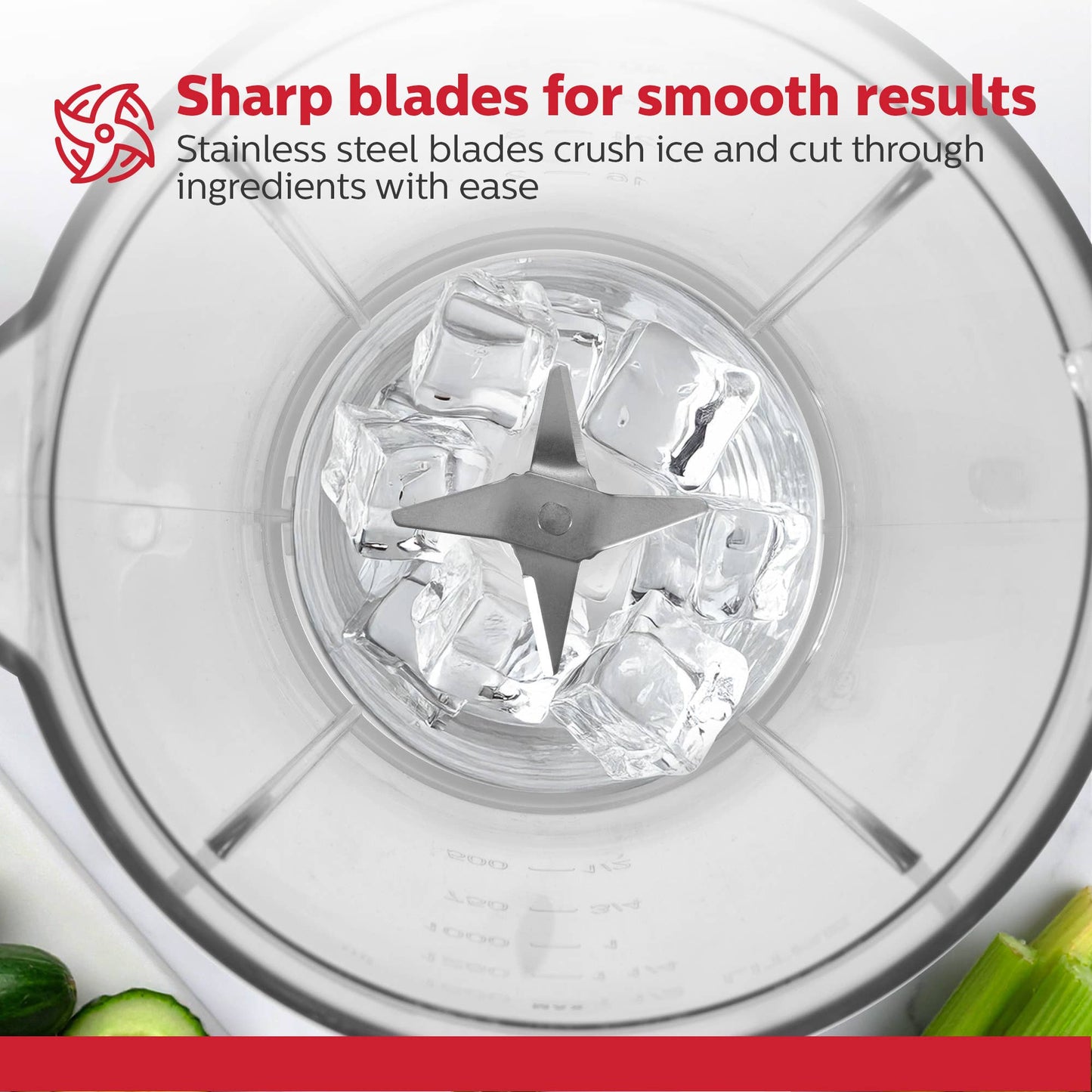 8-SPEED BLENDER WITH PLASTIC JAR WHITE - SINGLE UNITS