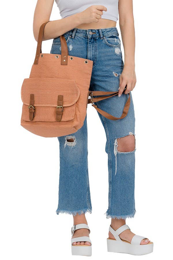 Crossbody Tote Bag Backpack
