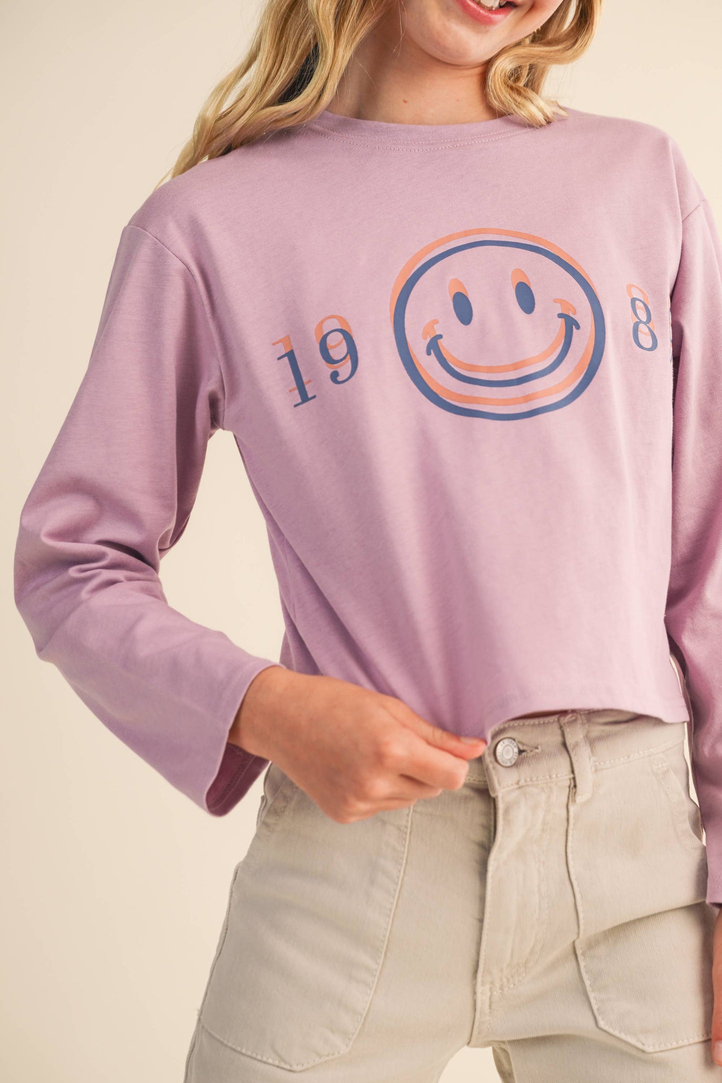 TWEEN KIDS GIRLS CROPPED BOXY TEE  (7-14)