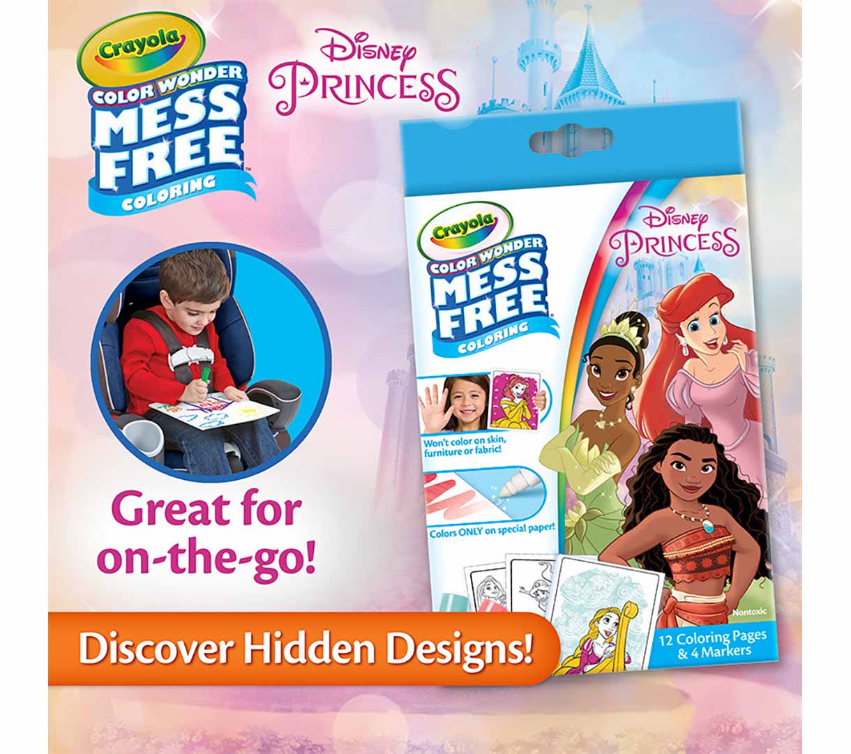 Disney Princess Crayola Color Wonder Mini Box Set
