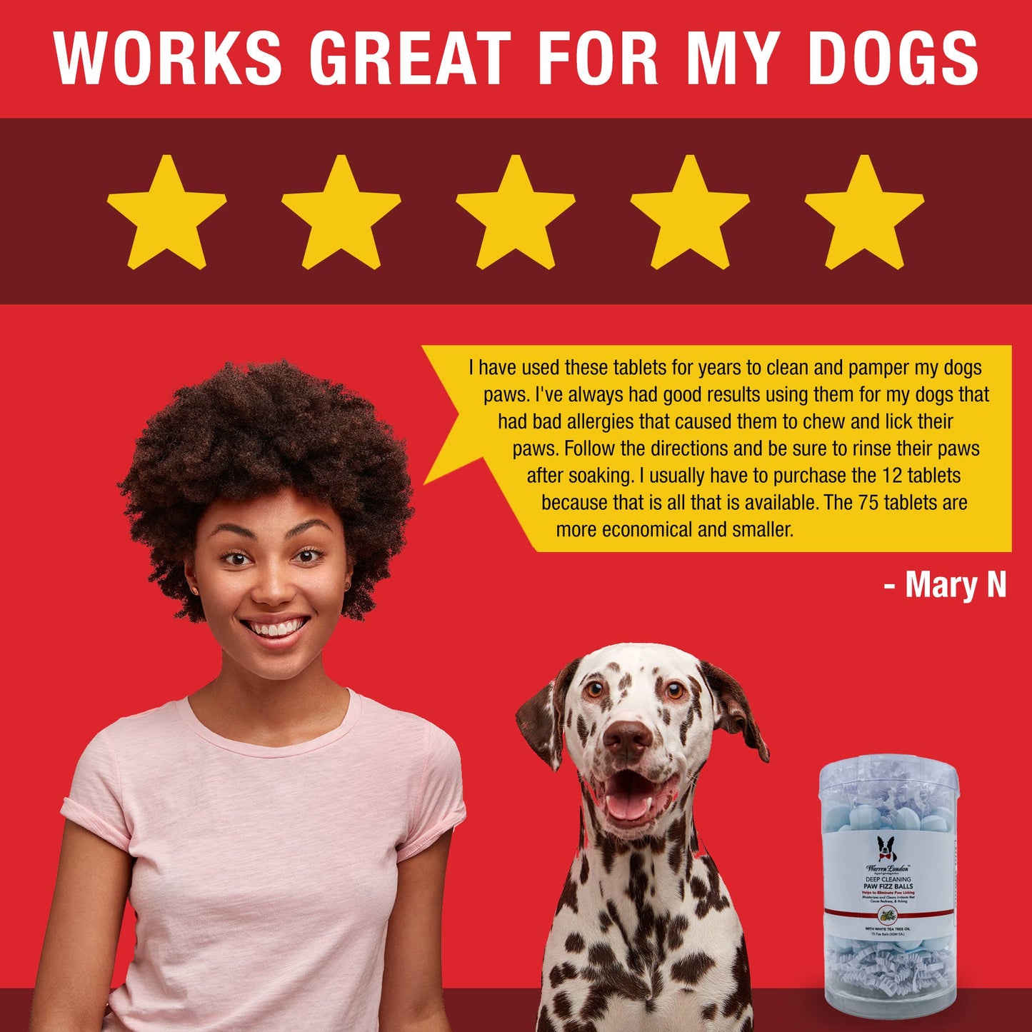 Deep Cleaning Paw Fizz Soak