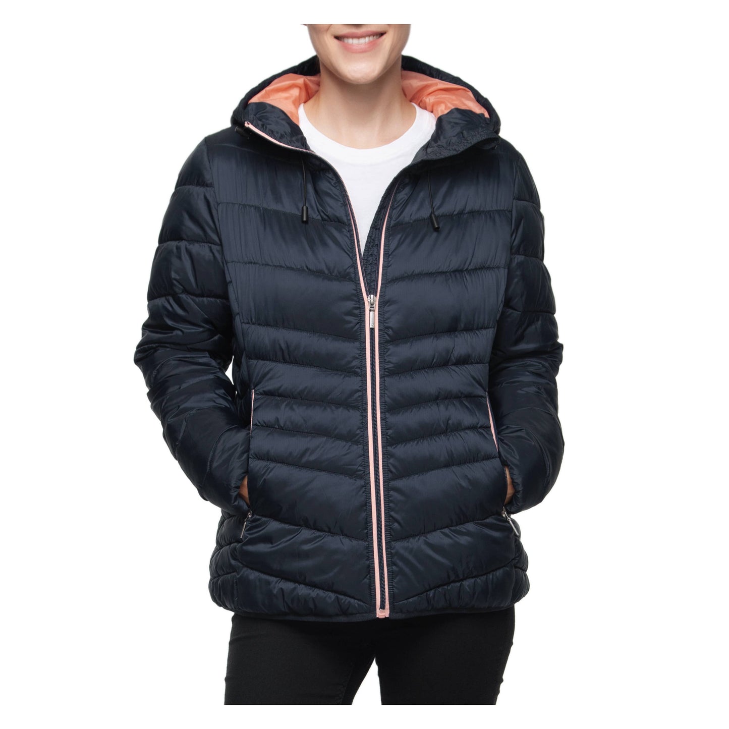 Women's Light Curvy Fit Puffer Jacket Coat