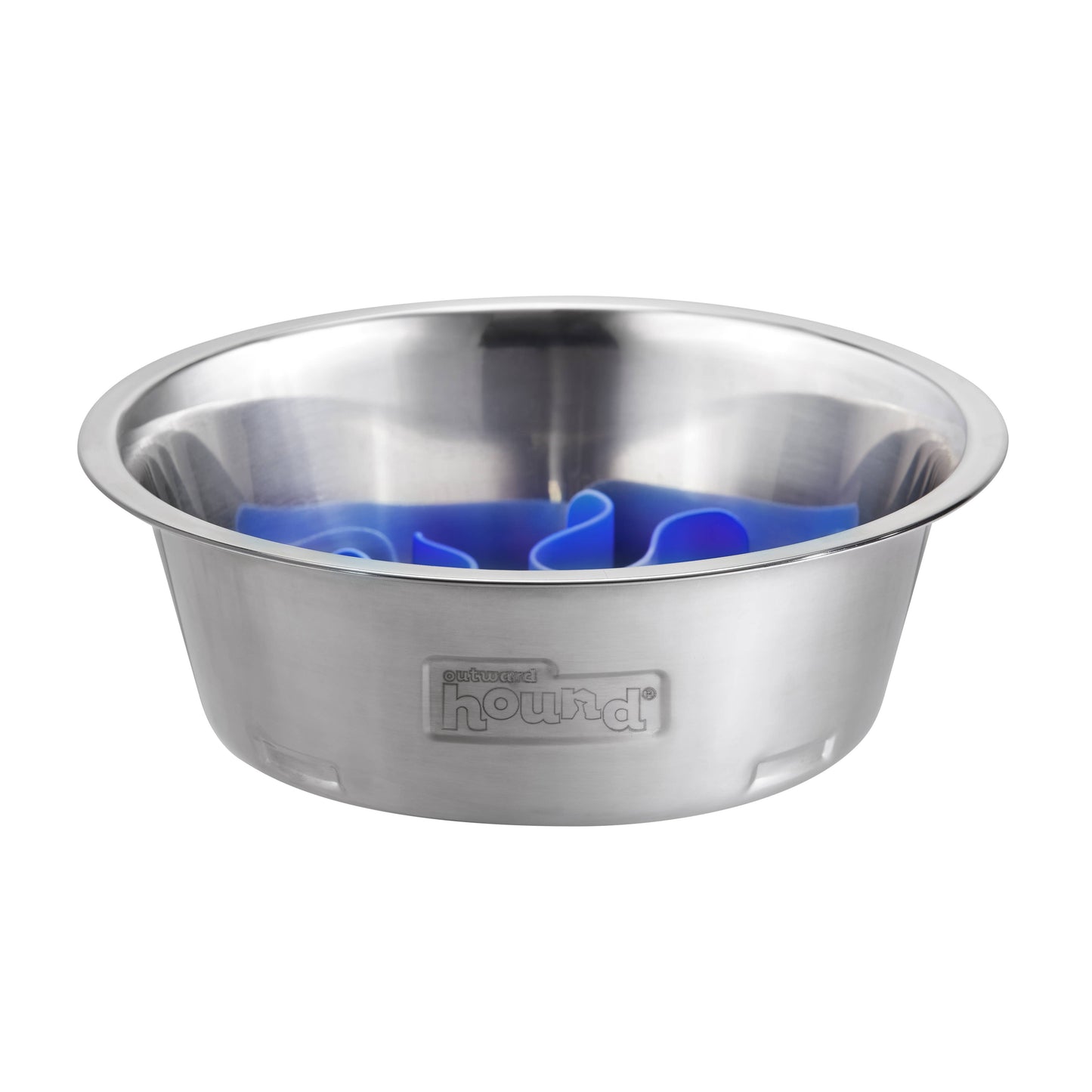Outward Hound Fun Feeder Slow Bowl Stainless Steel Medium